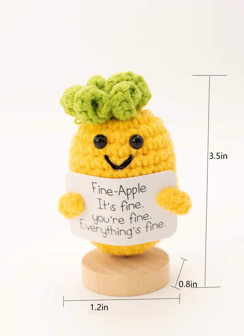 Funny Crochet Positive Poo Gift with Encouragement Card, Handmade Gifts Cheerful Desk Buddies, Cute Emotional Support & Pick-Me-Up Gifts