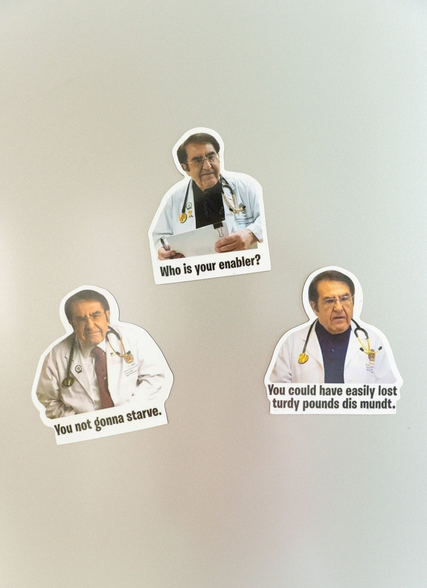 Dr. Now Magnets Set Funny Weight Loss