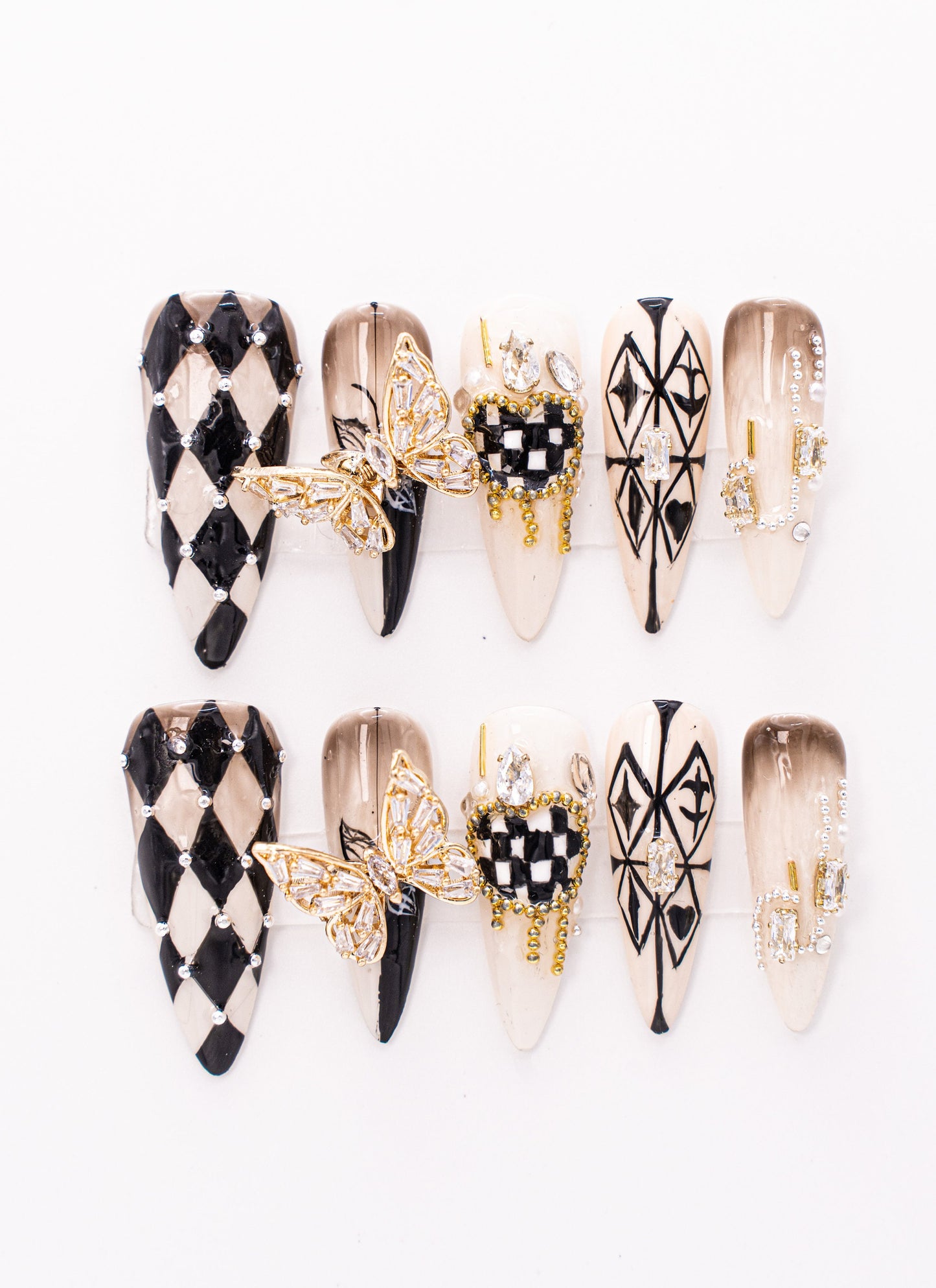 Butterfly Nails|Stiletto Nails|Cute Nails|Nail Designs|False Nails|Elegant Nails|Summer Nails|Free Style|Trendy Nails