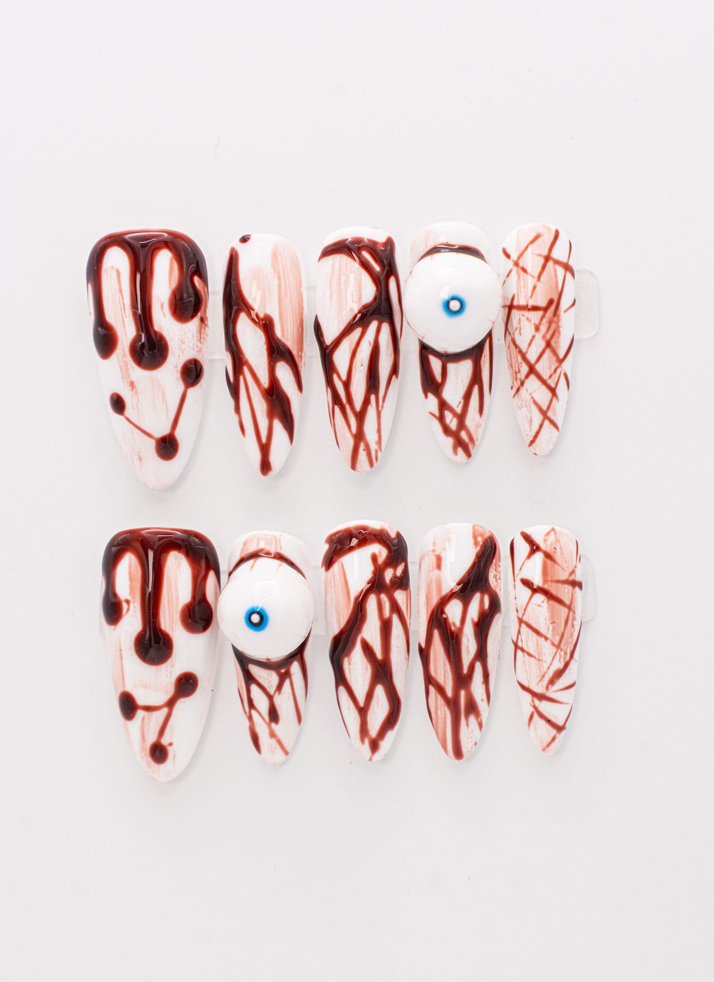 Gothic Nails|Halloween Nail|Almond Nails|Nail Designs|False Nail|Elegant Nails|Summer Nail|Nail Art|Trendy Nail