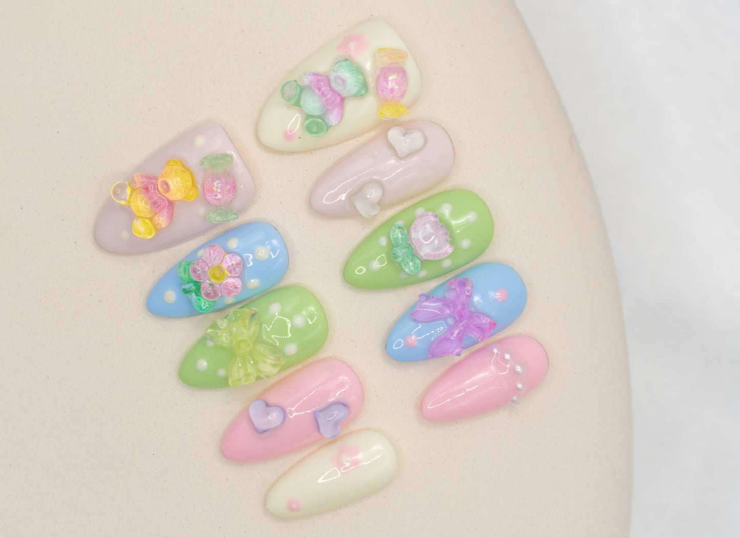 3D Colorful Nails|Beach Nails|Cute Nails|Nail Designs|False Nail|Elegant Nail|Summer Nail|Trendy Nail|Classy Nail|Character Nail|Korean Nail