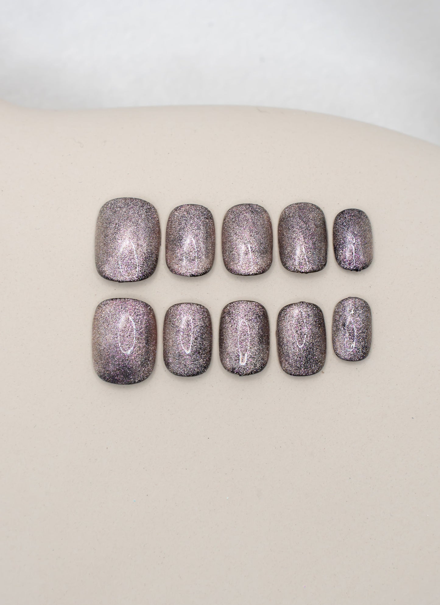 Natural Nails|Classy Nails|Fall Nails|Brown Cat Eye Nails|Metallic Nail|Glitter Nails|Galaxy Nails|Short Square Nails|Trendy Nails