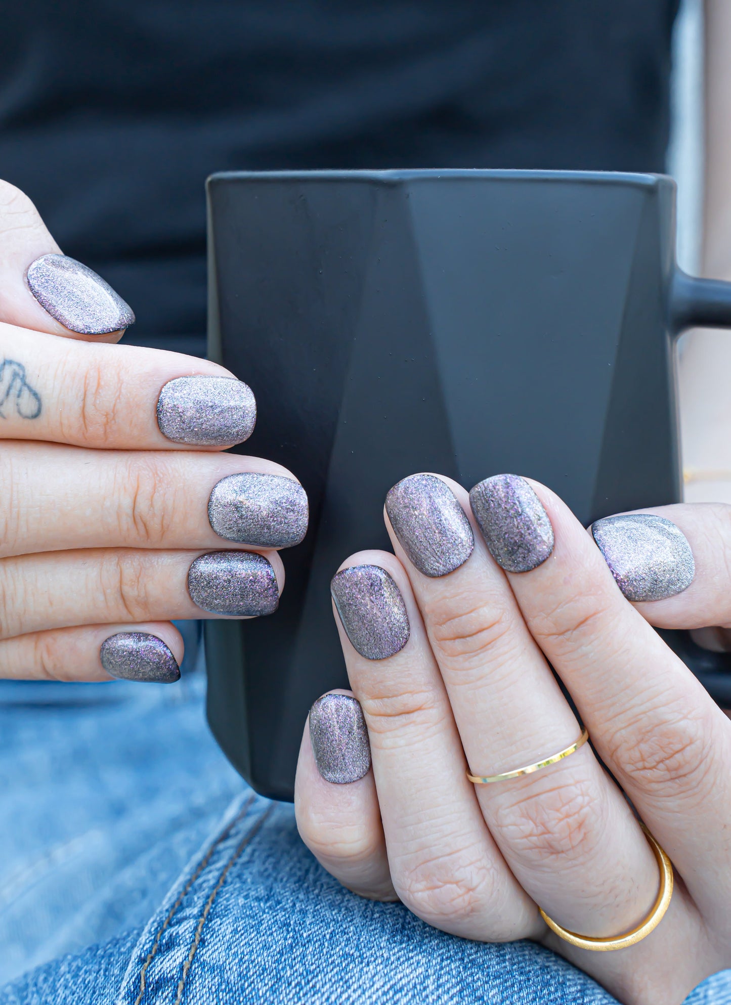 Natural Nails|Classy Nails|Fall Nails|Brown Cat Eye Nails|Metallic Nail|Glitter Nails|Galaxy Nails|Short Square Nails|Trendy Nails
