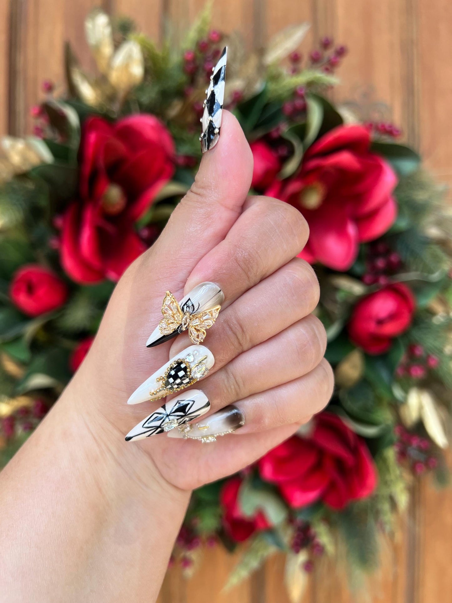 Butterfly Nails|Stiletto Nails|Cute Nails|Nail Designs|False Nails|Elegant Nails|Summer Nails|Free Style|Trendy Nails