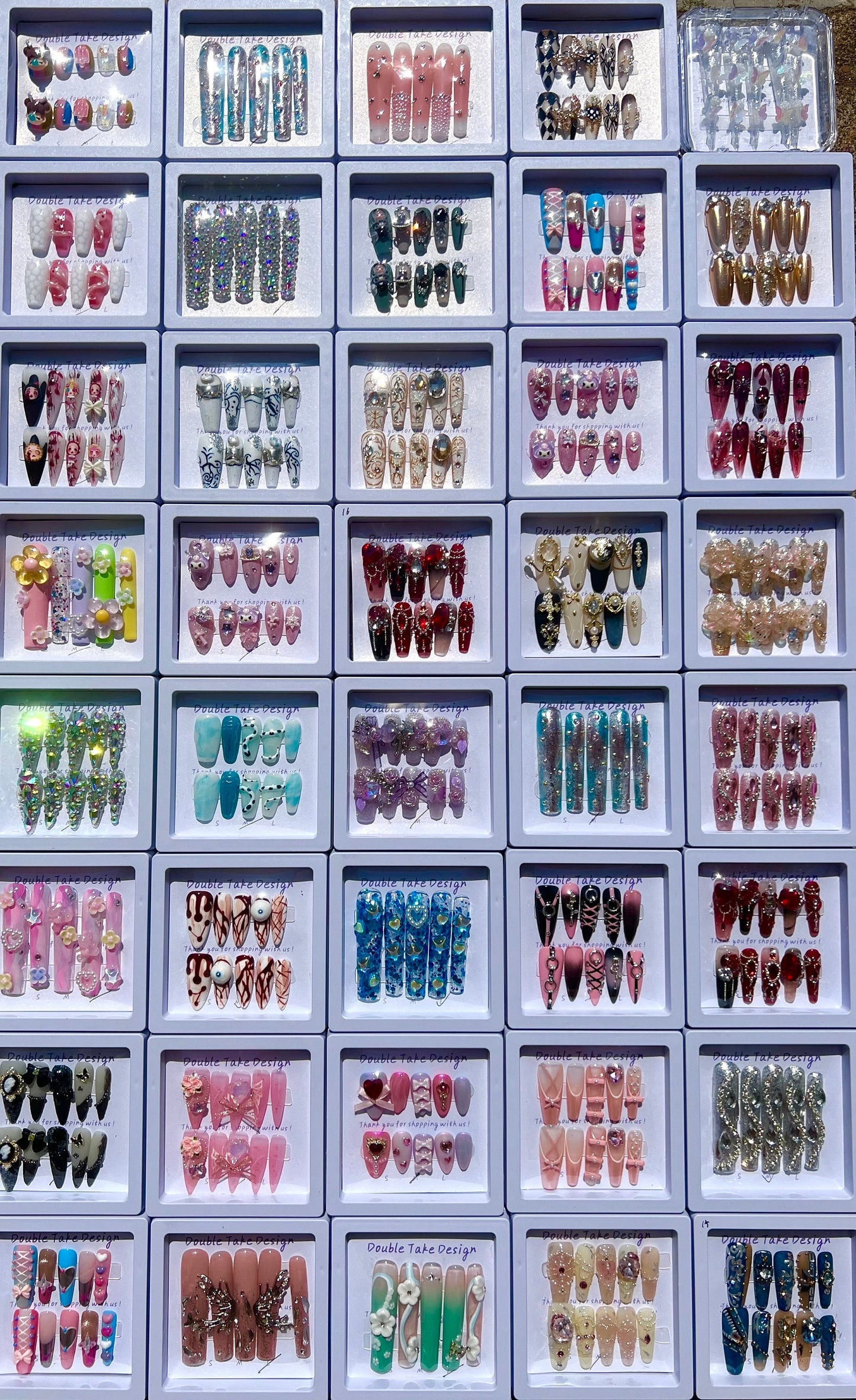 2 Sets Mystery Box Randomly Picked Nails Surprise Box|Press on Nail|Acrylic Nails|False Nails|Acrylic Press on Nails|Acrylic & Press on Nail