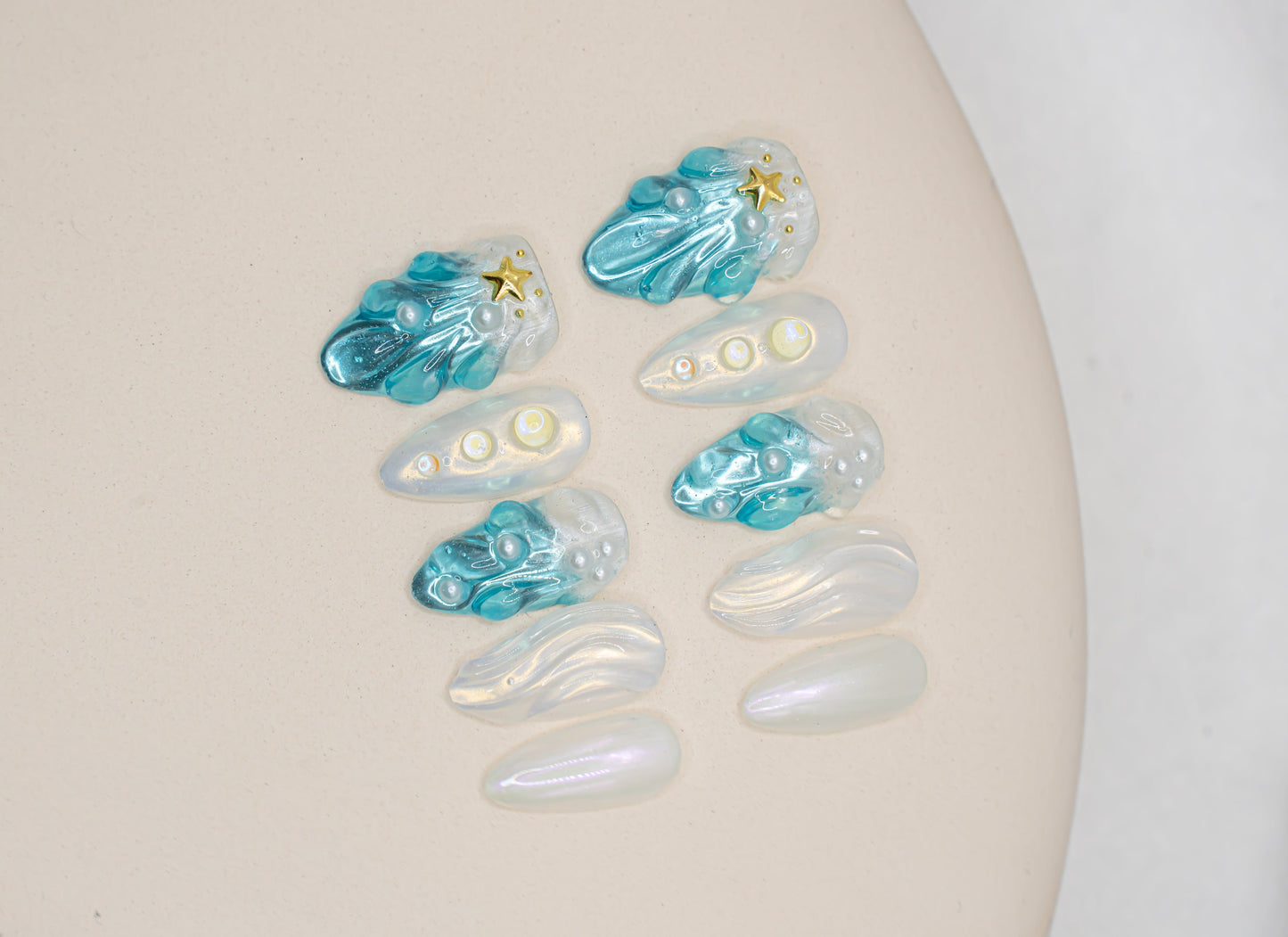 3D Nails|Beach Nails|Cute Nails|Almond Nails|Nail Designs|Nail Art|False Nail|Elegant Nail|Summer Nail|Ocean Nail|Trendy Nail|Classy Nails