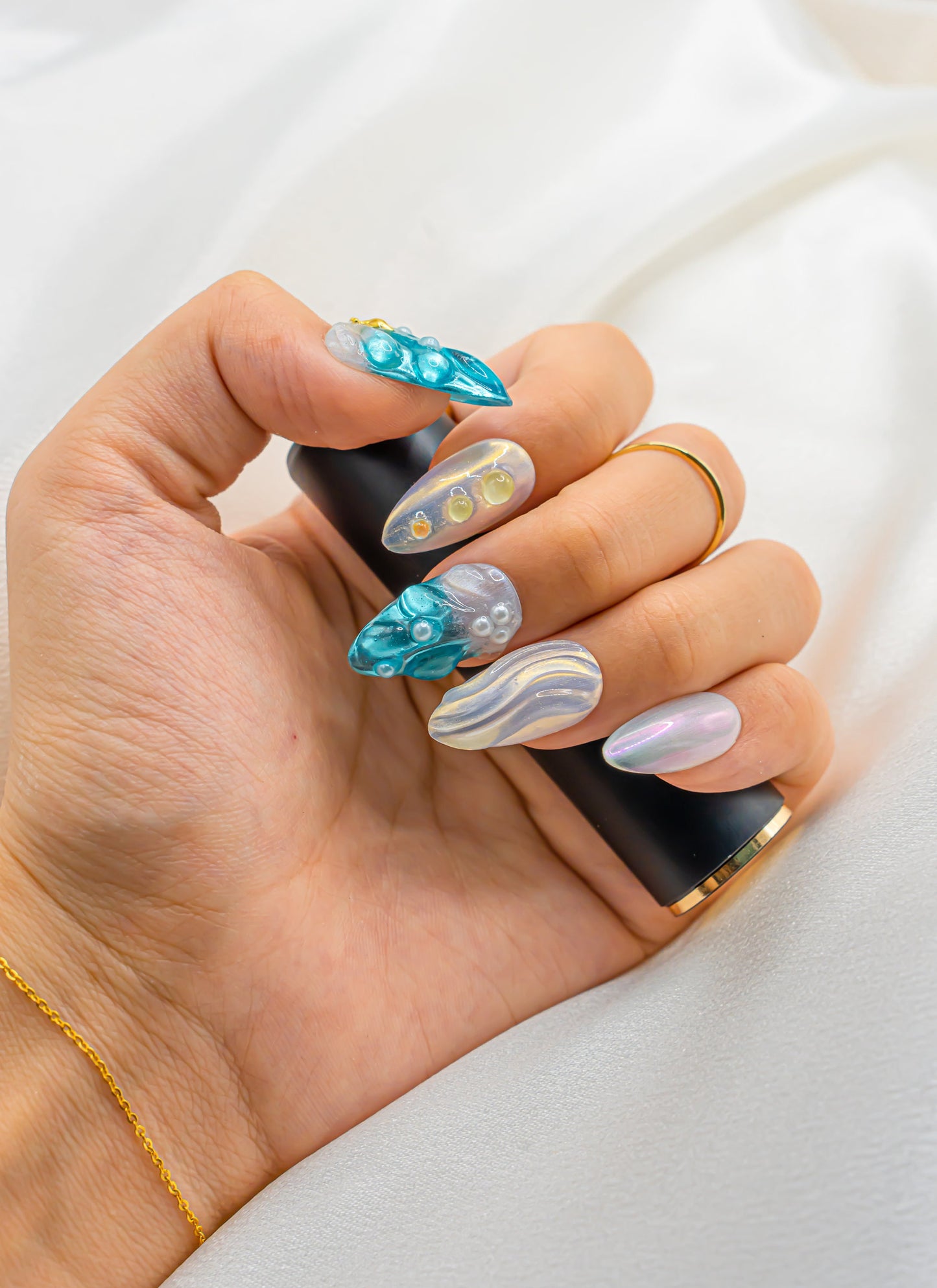 3D Nails|Beach Nails|Cute Nails|Almond Nails|Nail Designs|Nail Art|False Nail|Elegant Nail|Summer Nail|Ocean Nail|Trendy Nail|Classy Nails