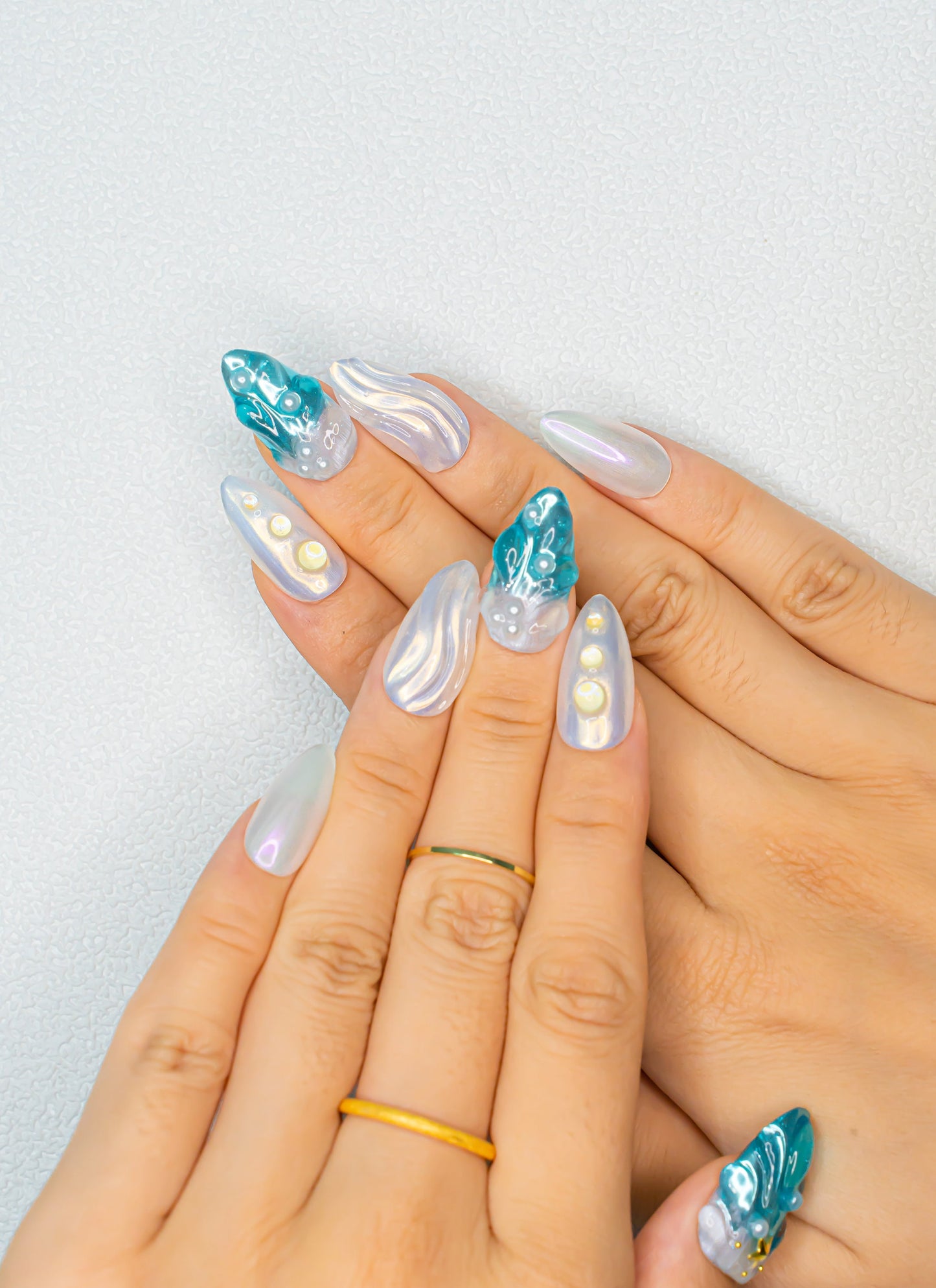 3D Nails|Beach Nails|Cute Nails|Almond Nails|Nail Designs|Nail Art|False Nail|Elegant Nail|Summer Nail|Ocean Nail|Trendy Nail|Classy Nails
