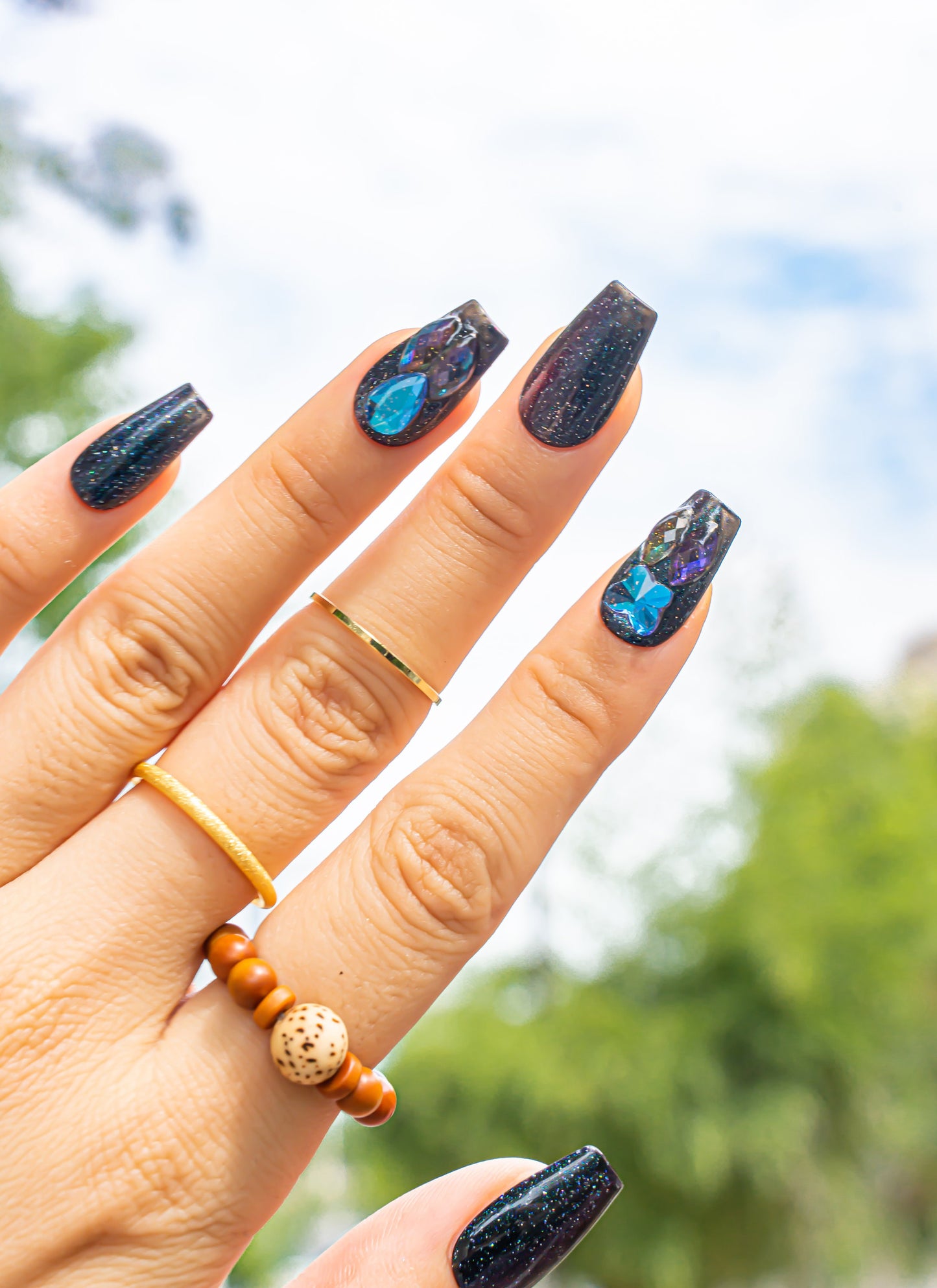 Fall Nails|Galaxy Nails|Glass Nails|Short Coffin Nails|Cute Nails|False Nails|Crystal Nails |Elegant Nails|Trendy Nails|Classy Nails