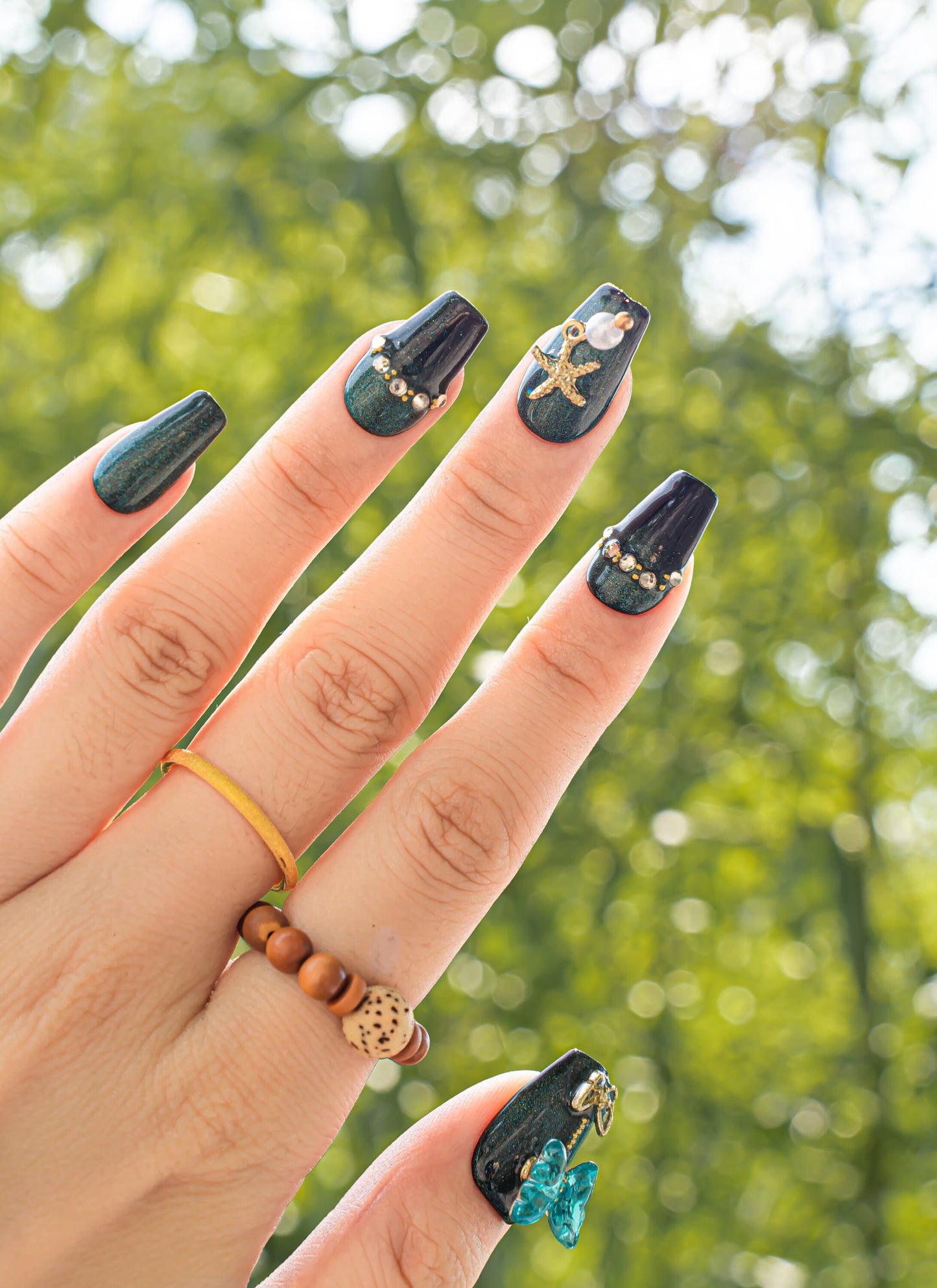 Summer Nail|Cute Nail|Ocean Nails|Beach Nails|Glitter Nails|Crystal Nails|Nail Designs|False Nail|Elegant Nails|Classy Nail|Trendy Nail|