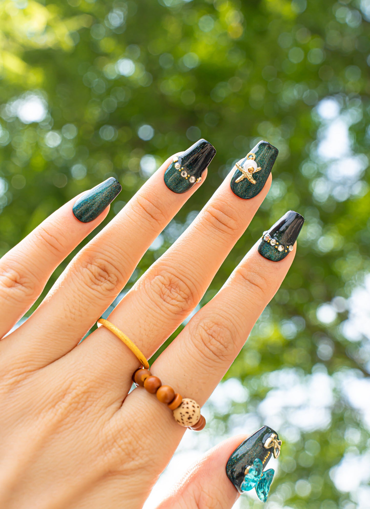Summer Nail|Cute Nail|Ocean Nails|Beach Nails|Glitter Nails|Crystal Nails|Nail Designs|False Nail|Elegant Nails|Classy Nail|Trendy Nail|
