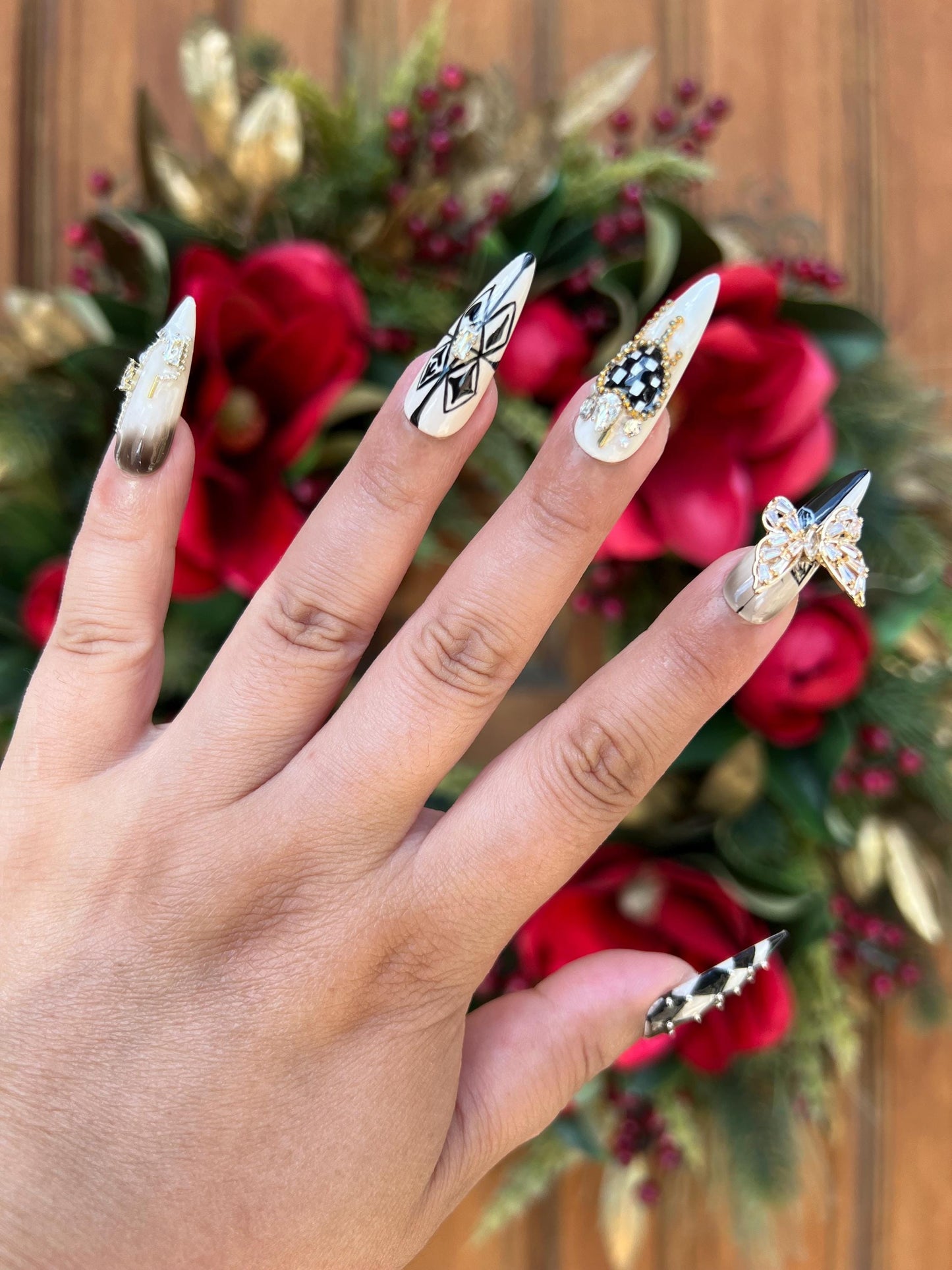 Butterfly Nails|Stiletto Nails|Cute Nails|Nail Designs|False Nails|Elegant Nails|Summer Nails|Free Style|Trendy Nails
