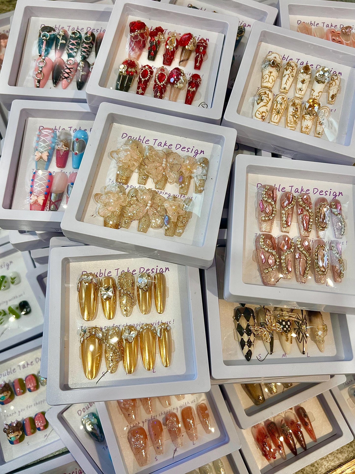 1/3/5 Sets Mystery Box|Nails Surprise Box|Hand Made Premium Press on Nails|Nails|Acrylic Nails|Nails Press on|Nail|Press on Nails