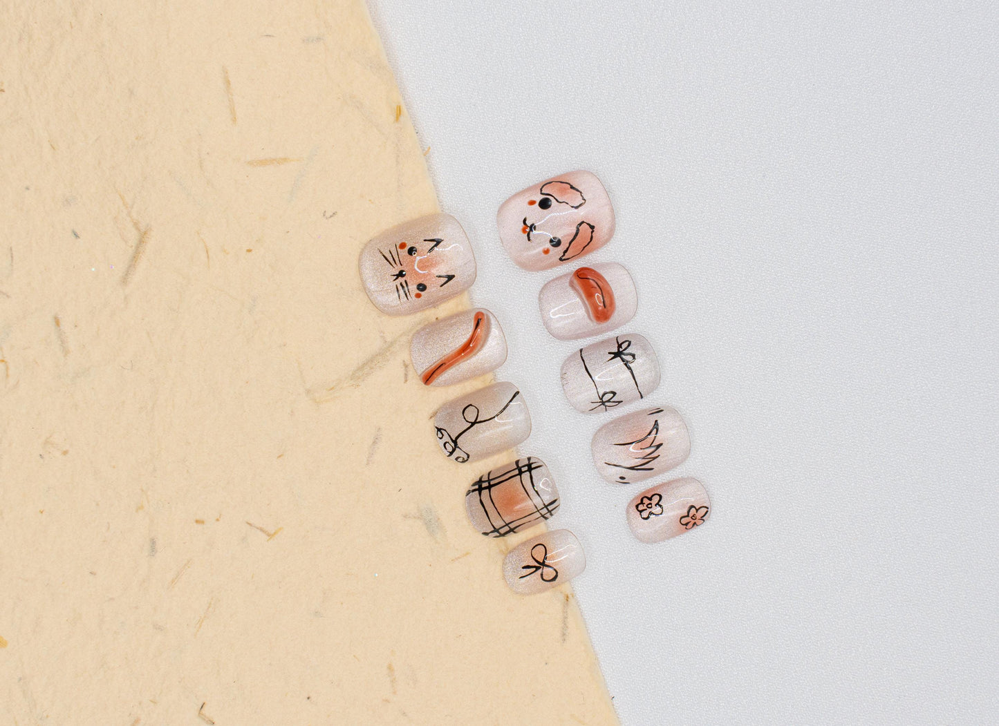 Cute Nails|Cat Nails|Emo Nails|Cat Eye Nails|Short Square Nails|Nails|Press On Nails|Gel Nails|Fake Nails|False Nails|Back to School