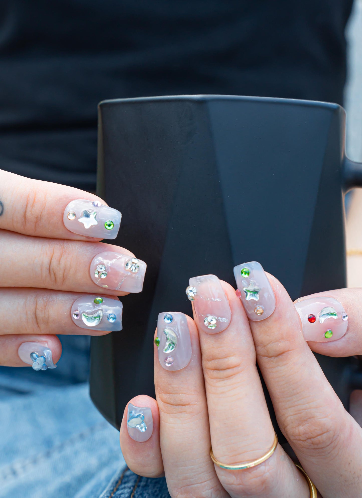 Crystal Nails|3D Nails|Ombre Nails|Blush Nails|Glass Nails|Short Square Nails|Nails|Press On Nails|Gel Nails|Fake Nails|False Nails
