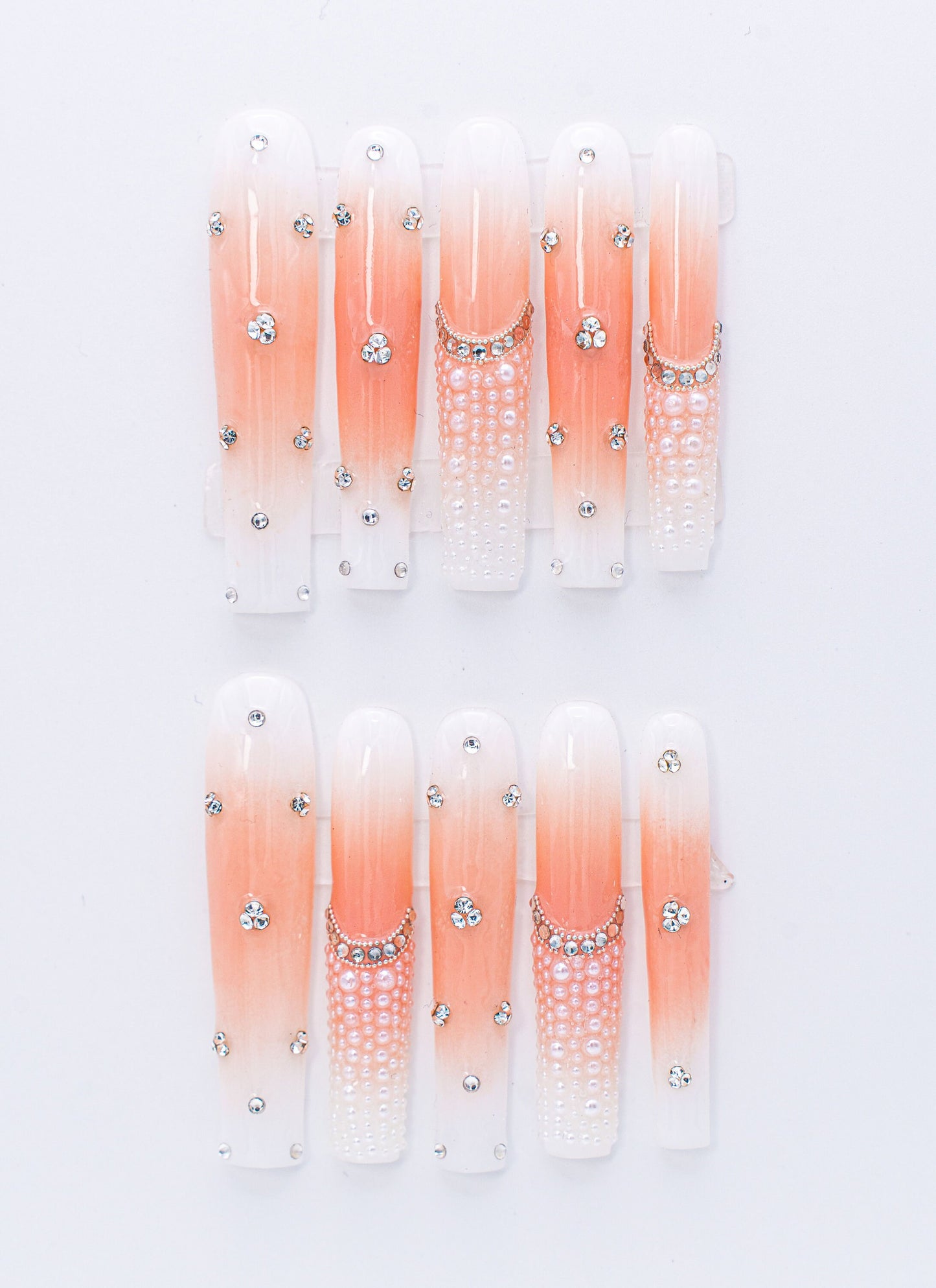 Ombre Nails|Long Nails|Pink Nails|Cute Nail|Nail Designs|False Nails|Elegant Nails|Summer Nail|Nail Art|Trendy Nails