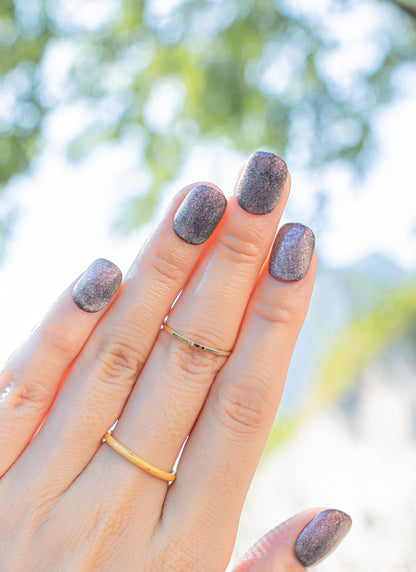 Natural Nails|Classy Nails|Fall Nails|Brown Cat Eye Nails|Metallic Nail|Glitter Nails|Galaxy Nails|Short Square Nails|Trendy Nails
