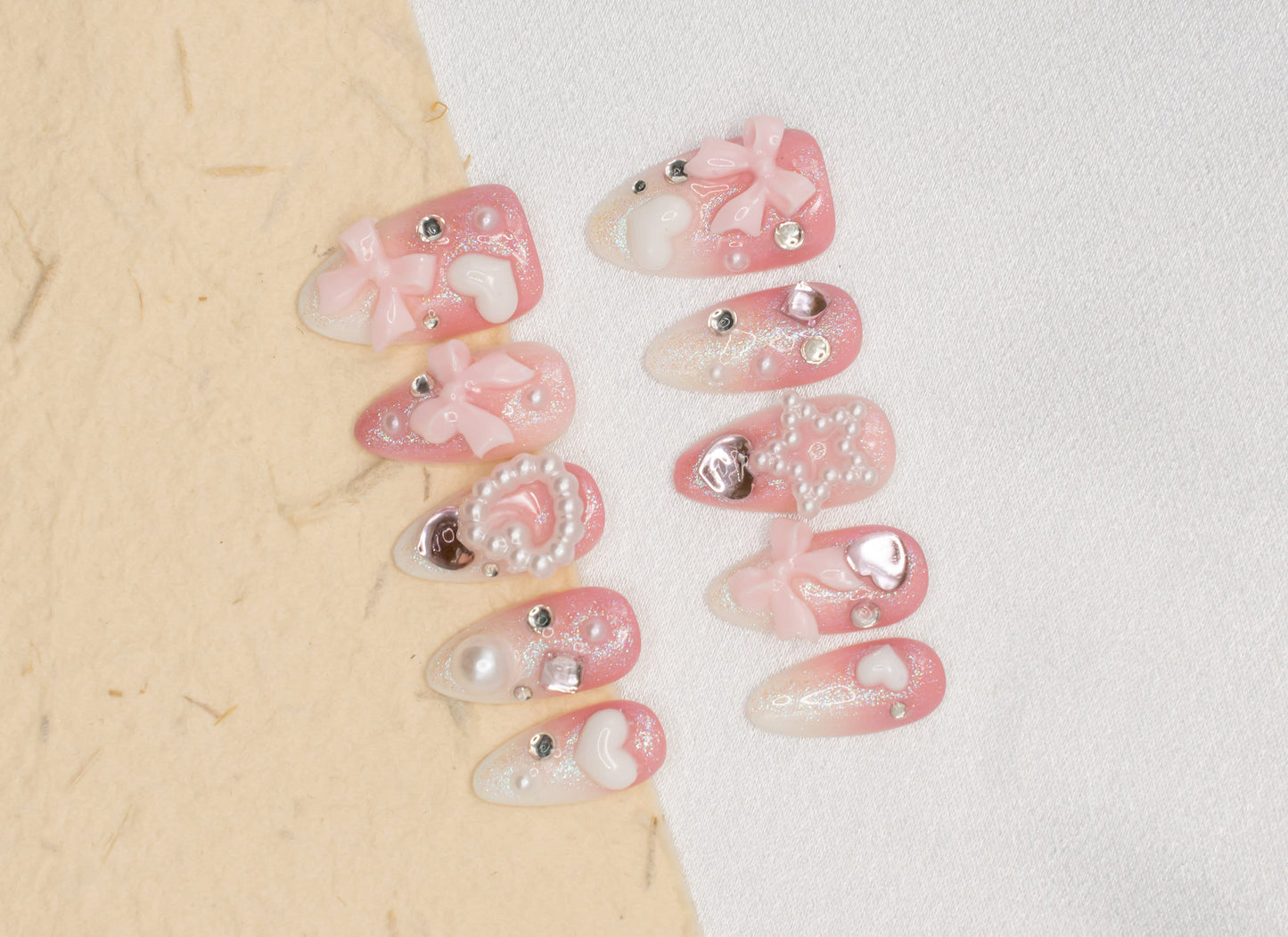 Pink Nails|Ombre Nails|Glitter nails|Cute Nails|Nail Designs|False Nails|Elegant Nails|Summer Nail|Trendy Nails|Classy Nails